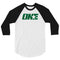 1STAR Emerald Logo 3/4 Sleeve Raglan T-Shirt